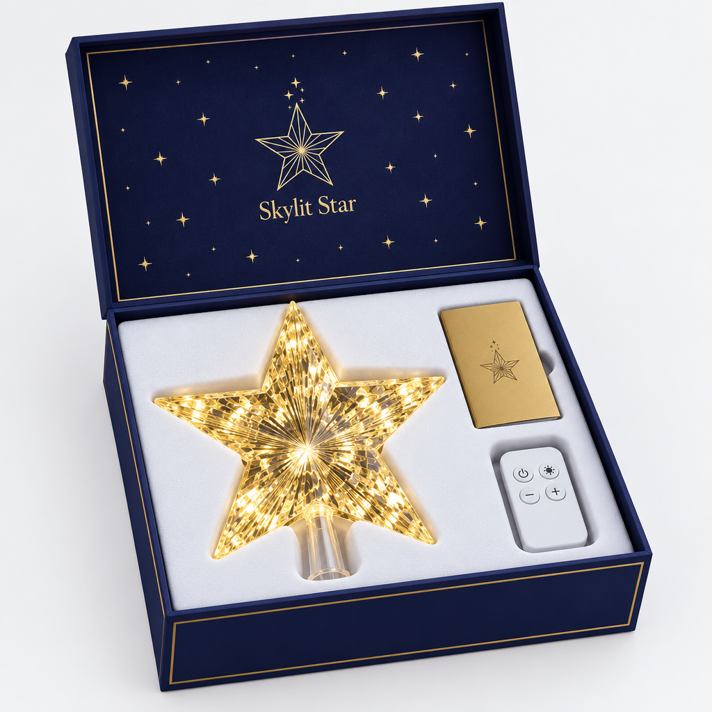 Inside the box: Skylit Star and remote